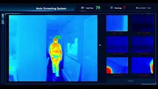 D&eacute;tection de temp&eacute;rature avec cam&eacute;ra thermique - D&eacute;monstration