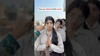 That one Attitude Girl in school 🤣😁 #viralshort #comedy #school #shorts