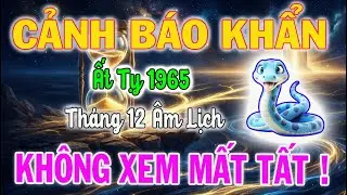 Cảnh Báo Khẩn: Tử Vi Tuổi Ất Tỵ 1965 Tháng 12 Âm Lịch - Phạm 3 ĐẠI KỴ Này Mất Sạch Cơ Nghiệp