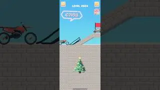 Draw bridge puzzle game level 2603🎄 #drawing #game #Shorts