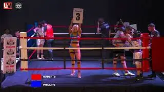 CORIE &ldquo;THE PEARL&rdquo; BETH ROBERTS (APOLLO SPORTS) vs PAIGE PHILLIPS (JOHNSONS BOXING GYM)