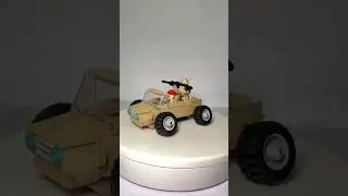 custom military buggy battle #brick #notlego #toys #custom #military #army