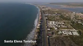 Santa Elena Turístico - Playa Comuna San Pablo - Ecuador -  Vista Aérea - Dron DJI Mavic Air 2