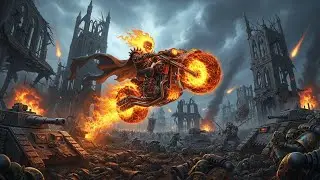 What If Ghost Rider Entered Warhammer 40k?
