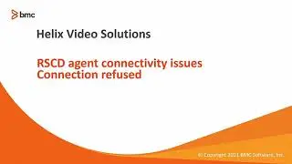 Troubleshooting the RSCD Agent error 