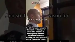 The UK Police arrested man for posting on Facebook he dislike Palestinian flag