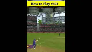 How to play Yorker 🤯🎯 new gold shot #494 #rc22 #cricket #viral #cricketlover #shorts
