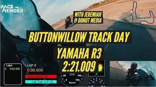 2020 Yamaha R3 | Buttonwillow 13 CW | TrackDaz | 2:21.009