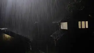 Heavy Rain & Thunder ASMR for Deep Sleep and Relaxation - Live Stream Experience