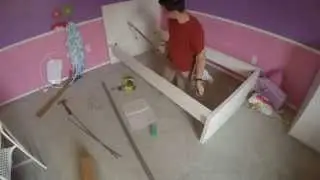 IKEA Malm Twin Bed Assembly Time Lapse
