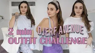 DJERF AVENUE Fashion Challenge | Putting Outfits Together In 2 Min