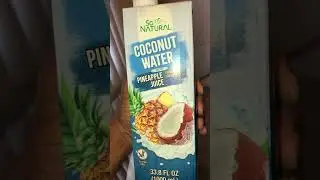 Natural Coconut water Bussin‼️ #shorts