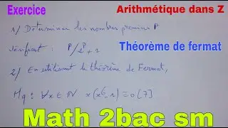 arithmetique ds z...math 2bac sm