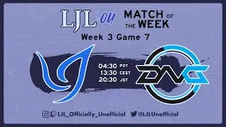 LJL Match of Week 3 Crest Gaming Act Vs Detention FocusMe[Hype video]