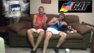 GAT PMP Pre-Workout Review, Unboxing, & Taste Test w/ Dog