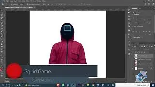فن الدمج وتعديل الالوان Squid game simple cover