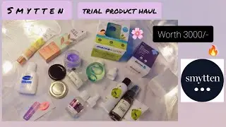 Smytten huge trial haul🔥|11+ full size product🔥|derma co & Mamaearth serum review🌸