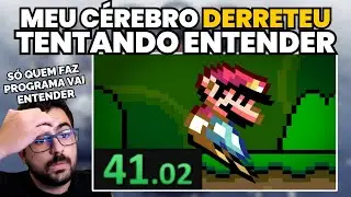 MizeraCorvo Explicando a Speedrun de Mario World que Dura 41 Segundos