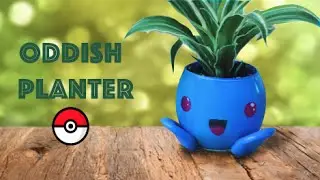 Pokemon DIY - Oddish planter  | a 