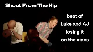 Luke and AJ losing it on the side of the stage | Shoot From The Hip