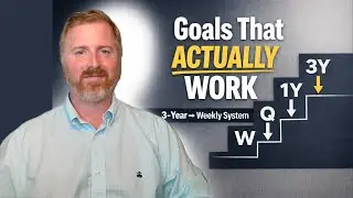 How I Set Goals That Actually Work (3-Year &rarr; Weekly Framework)