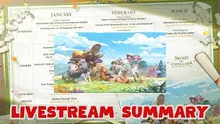 GLOBAL LIVESTREAM SUMMARY - FORGE THE FUTURE [SWORD OF CONVALLARIA]