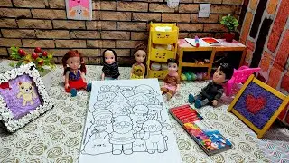 Barbie Christmas Drawing 🎄 | Cute Xmas Art | Tamil Barbie Show