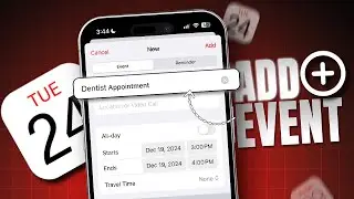 How to Add Events on iPhone Calendar | Create iOS Calendar Events
