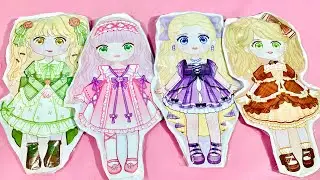 (Paper Diy) Unboxing Blingbag Paper Doll Fashion