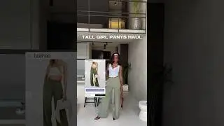 Tall Girl Pants Haul, 6&rsquo;1 Approved✅ #shorts #tallgirlstyle #tallgirl #clothinghaul