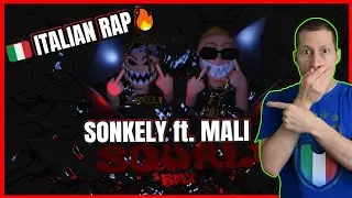 Italian Rap Music Reaction | SonKely - Squalo RMX ft. Mali (Lyrics Video)
