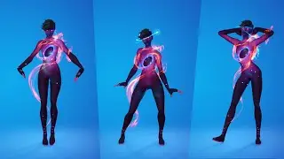 Galaxy Grappler Skin Showcase with emotes and Dances - Fortnite