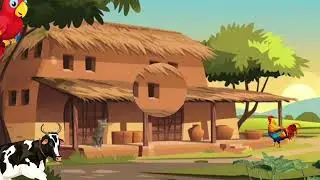 Village background | no copyright| #background #animation #village 