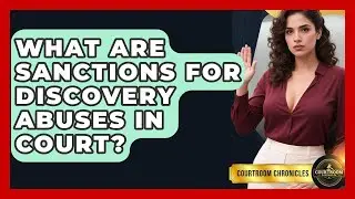 What Are Sanctions For Discovery Abuses In Court? - Courtroom Chronicles