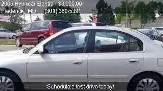 2005 Hyundai Elantra GLS 4dr Sedan for sale in Frederick, MD