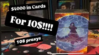 Get $4000+ in Magic The Gathering cards for $10!!!! (AliExpress MTG proxy haul)