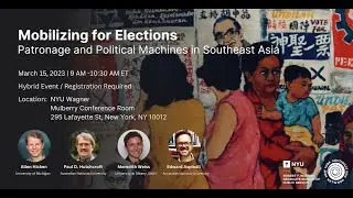 Mobilizing for Elections: Patronage and Political Machines in Southeast Asia