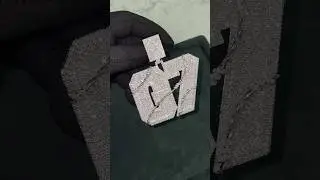 Custom Lab Diamond Pendant with 1000+ VS Stones