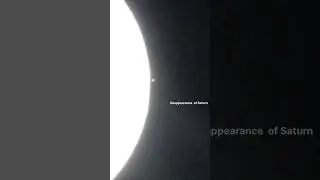 Moon and Saturn occultation| Shani Chandra Grahan|