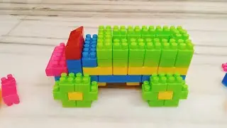 Asmr building blocks Truck/Lego build truck/Truck with building blocks/block game#buildingblocks#diy