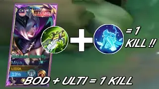 BOD+ULTI=1 KILL!!BOD DEADLY ITEM PHYSICAL -MOBILE LEGENDS