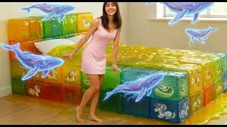 89 Tiny Animals on Surreal AI Beds 🐱🍓 | Oddly Satisfying Visual ASMR