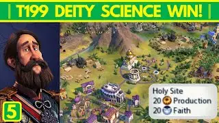 20-Production Holy Sites & My First Sub-200 Turn Science Victory!│Civ VI: New Frontier│Ep 5/9