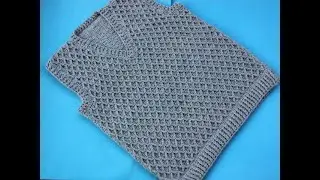 Crochet Gents Sweater/Diamond Stitch Men Sweater Bnane ka threeka tutorial for Beginners (part-1)
