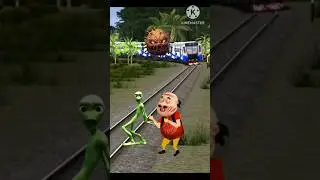 alian stop the high speed train  #alian #funny #comedy #viralvideo #funniestvideo #yyyy #funnymoment