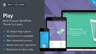 Play - Responsive Multi-Purpose Layers Theme | Themeforest Website Templates and Themes