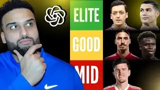 Ranking Man United & Arsenal Greats Since 2010 | Tier List (AI Helps, I Decide)