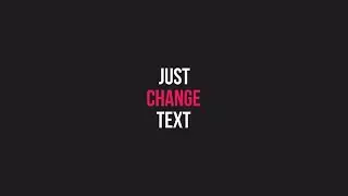 Bounce Titles and Typography Motion Graphics Templates