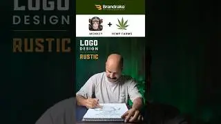 &ldquo;Crafting a Logo for Bad Monkey Farms | Vintage Design Process&rdquo; #logodesigninspiration #logodesign