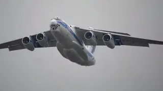 AUMENTE O SOM - MUSICA SOVIÉTICA PARA OS OUVIDOS - DECOLAGEM DO ILYUSHIN IL76 EM CAMPINAS VIRACOPOS